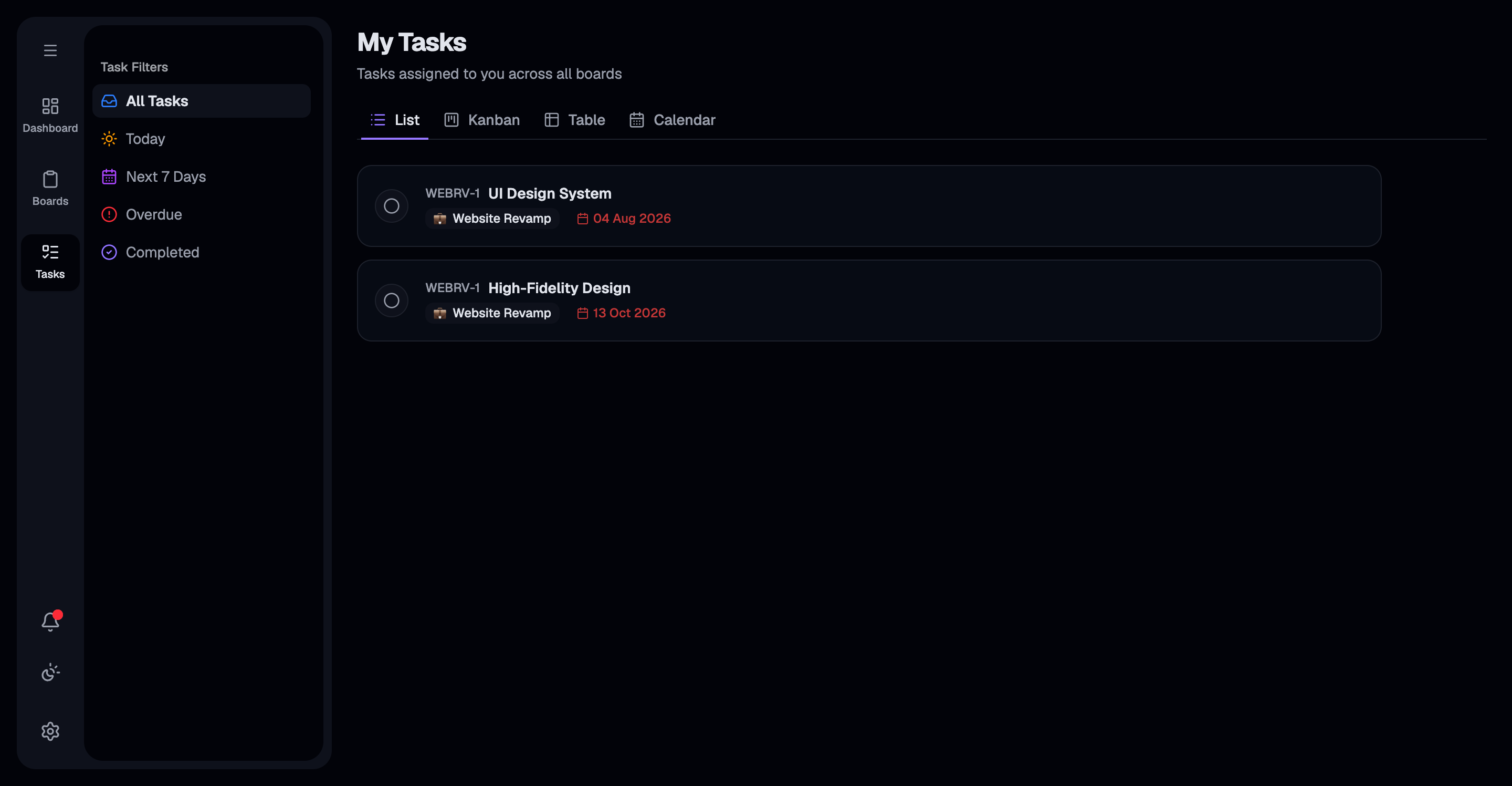 Global Task Aggregator